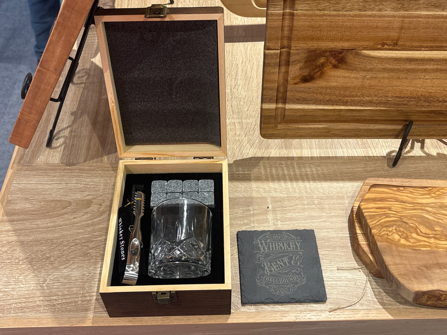 Whiskey Bent & Hellbound Engraved Whiskey Gift Set