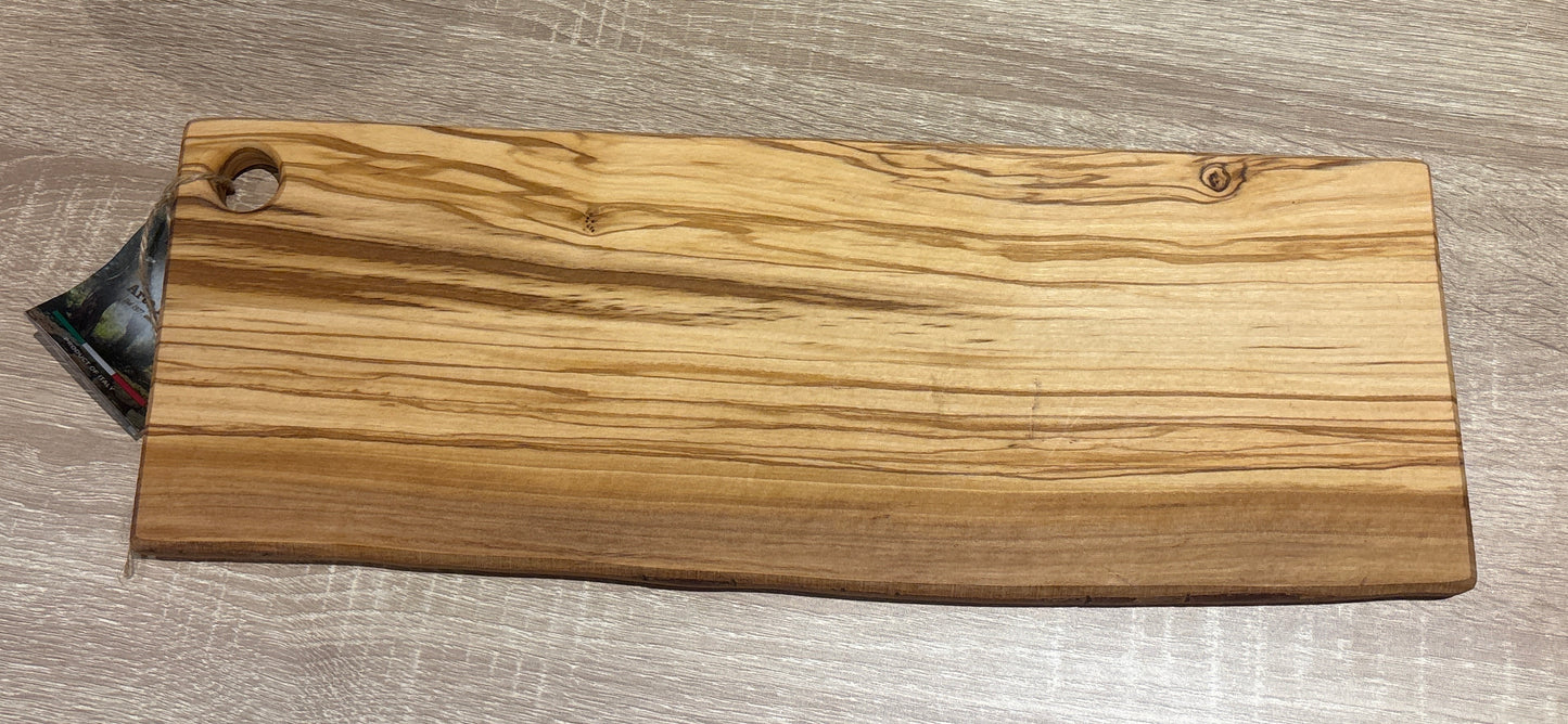 Olive Wood Serving Board – 17.25” x 6.25” (Arte Legno, Italy)
