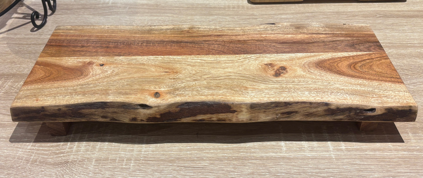 Live Edge Acacia Display Riser – 17.5” x 7”