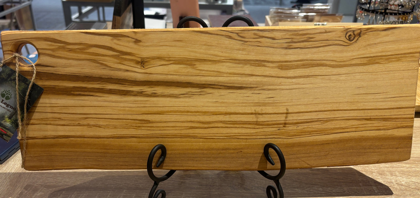 Olive Wood Serving Board – 17.25” x 6.25” (Arte Legno, Italy)