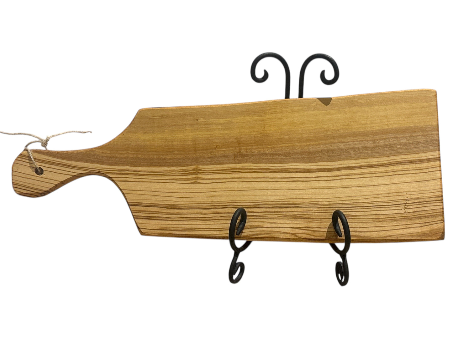 Olive Wood Paddle Board – 16” x 5.75” (Arte Legno, Italy)